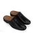 Dép sapo SPO001 da bò gót cao 3cm gồm 2 phiên bàn màu Đen/Nâu