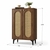 TỦ GIÀY CÁNH MÂY ĐAN PHONG CÁCH RETRO 75x33x120CM – KN HOME DECOR
