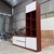 Tủ Kệ Trang Trí 2 Cánh Mở, 1 Cánh Lật MDF Melamine 80x40x260cm – KN KTT8040260