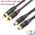 Dây Cáp Âm Thanh DIY 2 RCA Đực Sang 2 RCA cái Dài 0.5M – 50M, Lõi Đồng OFC 22AWG, Jack RCA Mạ Vàng