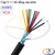 Dây cáp điều khiển 9+1 lõi đồng mạ kẽm 28AWG chống nhiễu dùng cho RS232 DB9 RS485 9C28