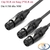 Dây cáp âm thanh DIY XLR cái sang 2 Canon XLR 3Pin cái – Đồng OFC, đầu mạ vàng, dài 0.5M – 50M