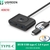 Bộ chia USB type-C 2 trong 1 ra 4 USB 3.0 chính hãng Ugreen 40850 CR113 cáp dài 1m