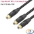 Dây cáp âm thanh DIY chia AV cái sang 2 cổng AV RCA cái – Đồng OFC, đầu mạ vàng, dài 0.5M – 50M