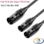 Dây cáp âm thanh DIY XLR đực sang 2 Canon XLR 3Pin đực – Đồng OFC, đầu mạ vàng, dài 0.5M – 50M