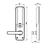 Khóa điện tử Hafele EL7800-TCS