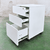 Tủ gỗ 3 ngăn kéo màu trắng 400x500x600mm TU062