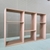 Kệ trang trí gỗ công nghiệp 600x200x750mm
